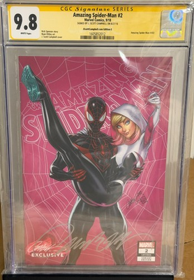 #ad Amazing Spider Man #2 J. Scott Campbell Exclusive Cover E Signed CGC SS 9.8 $499.95