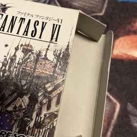 Final Fantasy VI 6 Super Famicom SFC Japan import +Box Manual CIB US Seller