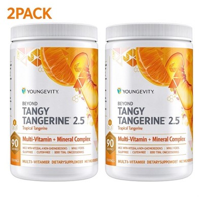 2 Pack Youngevity Beyond Tangy Tangerine 2.5 / 30 Servings