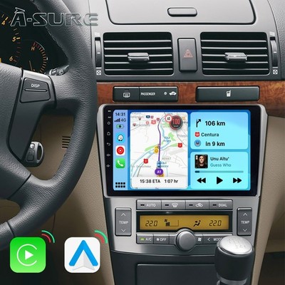 5s Schnellstart Android Auto Radio Carplay BT FM Für Toyota Avensis II 2003-2008
