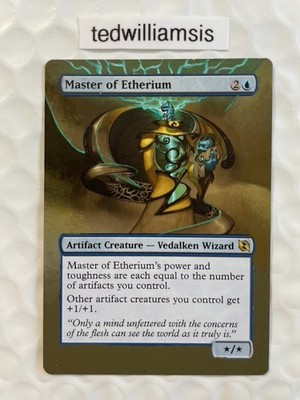 Master of Etherium MtG Elspeth vs. Tezzeret Altered Art Extended & Borderless