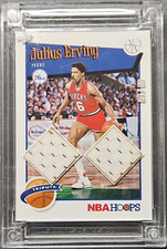 Panini Julius Erving Jersey Fusion Basketball Tribute #293 Memorabilia 24/50