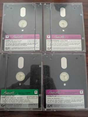 Amsoft Utility Disks CP/M 2.2 Programming Utilities Logo und plus Amstrad Disks