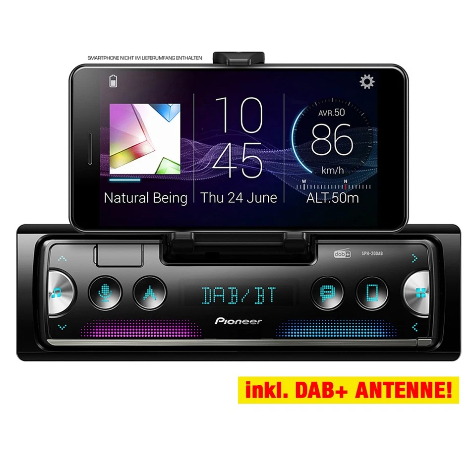 PIONEER SPH-20DAB Auto Radioset für NISSAN Townstar ab 2021