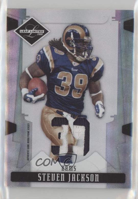 2008 Leaf Limited Threads Jersey Number Prime 11/39 Steven Jackson #90 4f5
