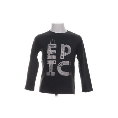 Cat & Jack, Langarmshirt, Größe: 110, Grau, Baumwolle/Recyceltes Polyester #G3W