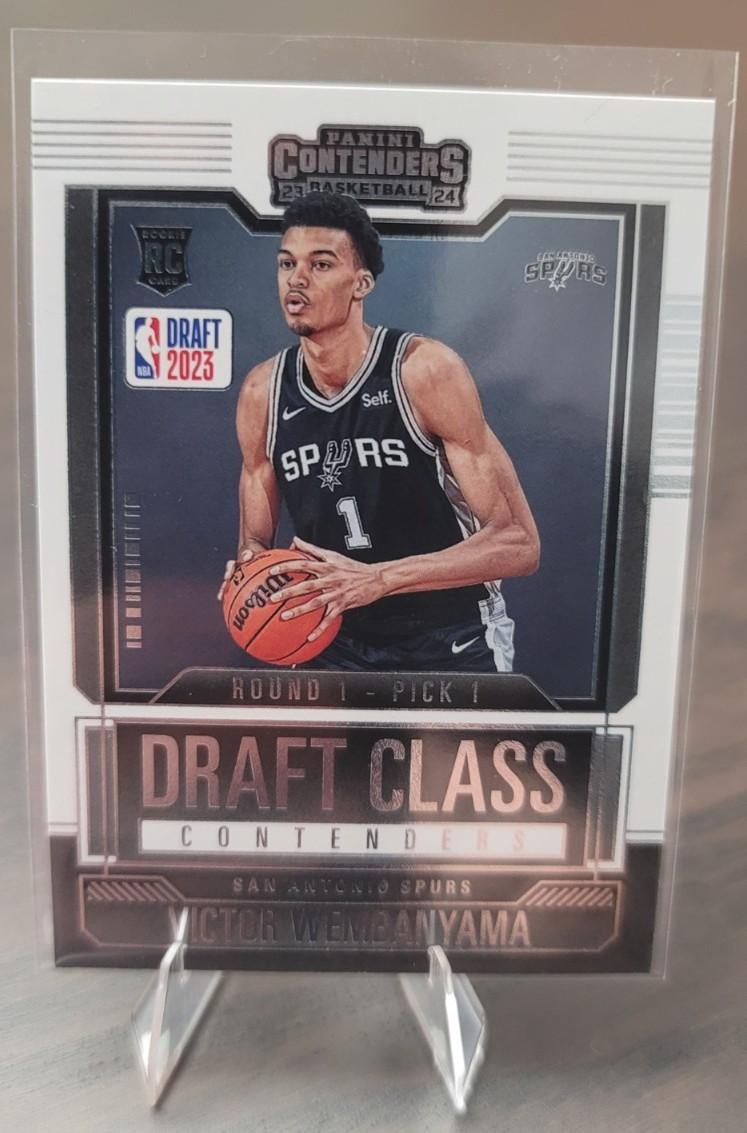 2023-24 Panini Contenders - 2023 Draft Class Contenders Victor Wembanyama #9 RC