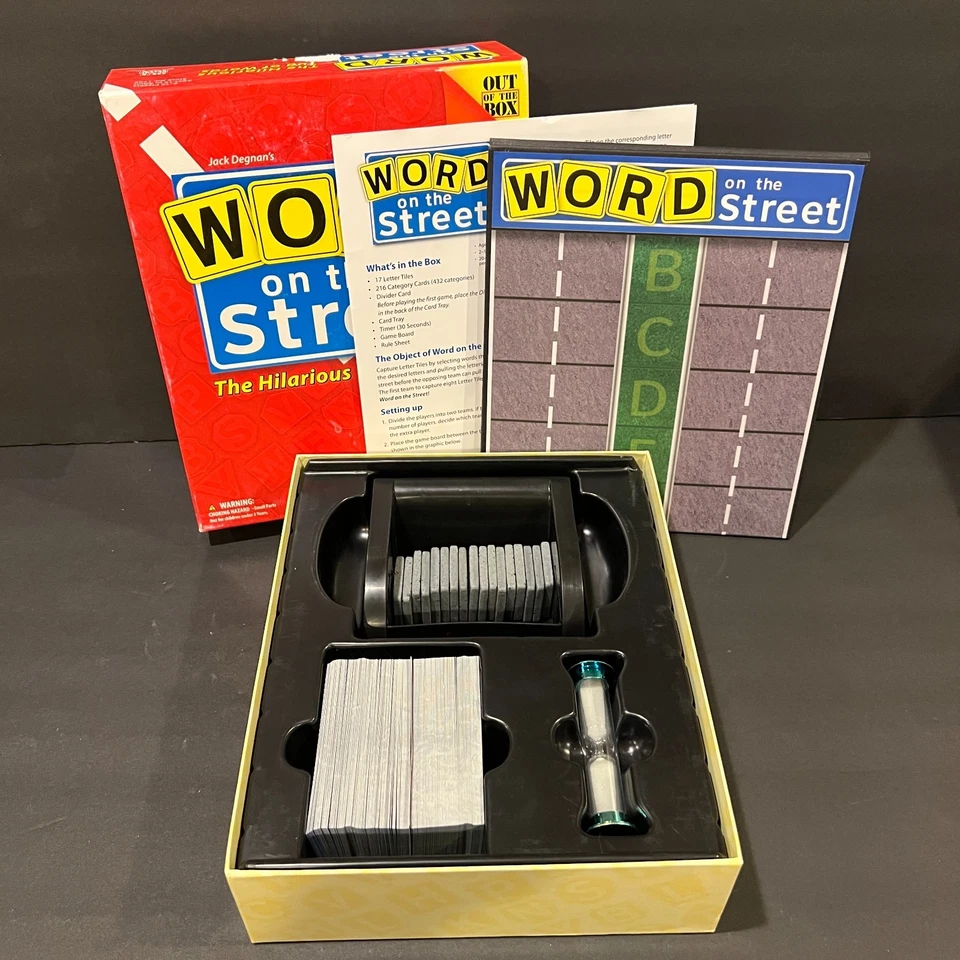 Word on the Street Board Game Out of the Box 2009 Party Word Game Complete - Image 4 of 4