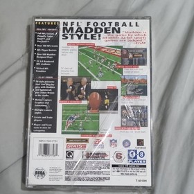 Madden NFL 97 Sega Saturn NTSC-U/C, Shrink Wrap Torn