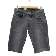 NWT Levi  s 514 Jean Shorts Men  s Size 30 Gray Cutoff Denim Stretch Jorts NEW