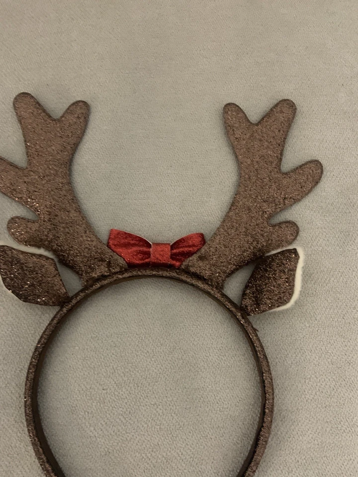Reindeer Antlers Holiday Headband Deer Ears Christmas Costume Headpiece  — 第 4/4 张图片