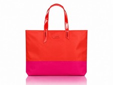 Lancome Pink / Red Reversible Tote Beach Bag with HandlesListed for charity