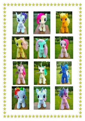 My Little Pony - Build-A-Bear individuelle Stofftiere - MLP BAB - sehr guter Zustand