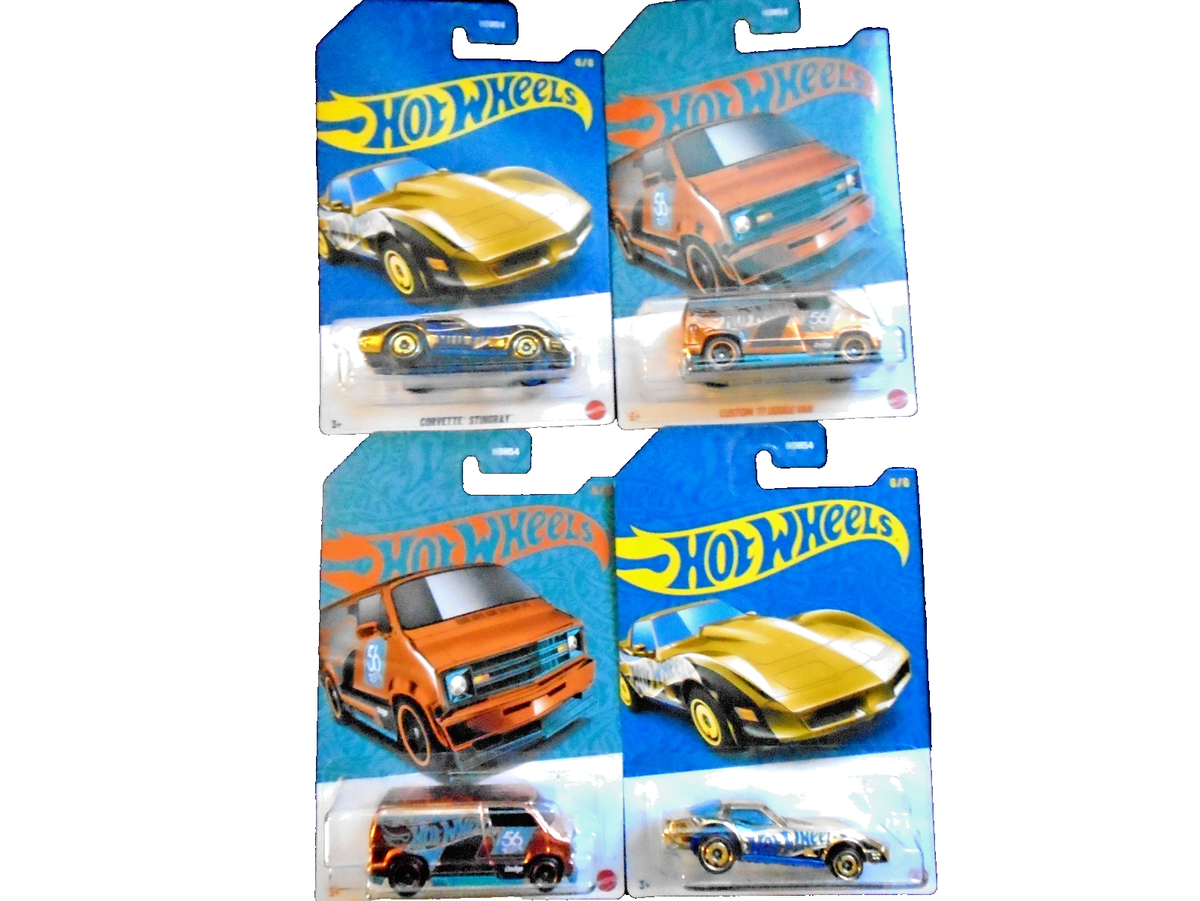 2025 Hot Wheels 58th Anniversary CHASE GOLD Corvette Stingray