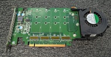 Dell Ultra-Speed Drive Quad NVMe M.2 PCIe Adapter 080G5N Missing Plastic Shroud