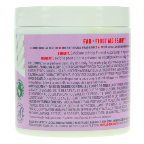 First Aid Beauty Eingewachsene Haarpads mit BHA & AHA 60 ct - Bild 4 von 8
