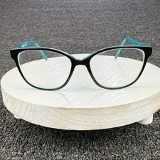 Liz Claiborne Eyeglasses Cat-Eye Frames L620 ODB5 Teal Black Designer 53-16-135