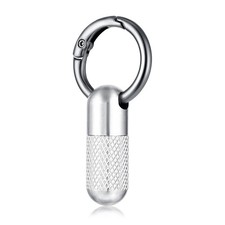 Micro Portable Metal Pill Holder Container Small Pill Case Keychain Tiny Wate...
