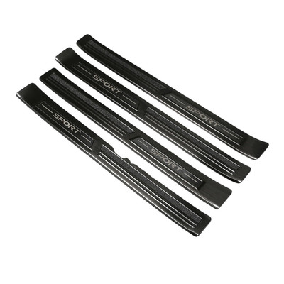 For 2026 Mazda CX-80 CX80 Door Sill Protector Scuff Plate Cover Panel Trim Guard