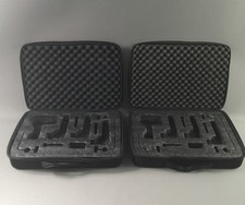 TWO Shure Microphone Mic 2 Cases Soft Shell Foam Padding for SM57 Beta 52-A A56D