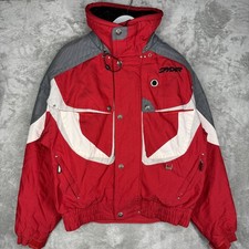 Vtg Spyder Jacket Mens Large Red Thinsulate S...