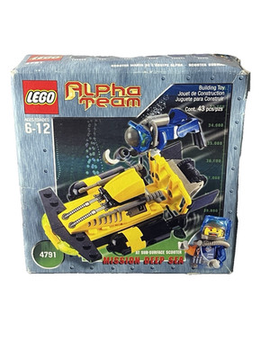 LEGO Alpha Team (4791) Mission Deep Sea AT Sub-Surface Scooter 1 Minifig. 43 Pcs