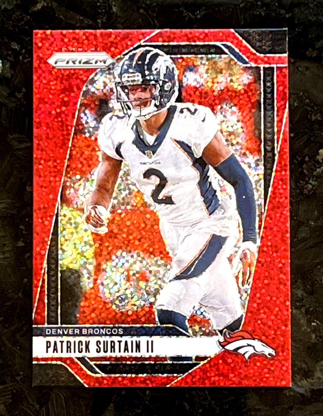 2024 Panini Prizm Patrick Surtain II RED SPARKLE Prizm Denver Broncos #87