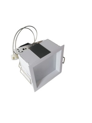 Delta Light 2025011w Carree gt s1w white recessed spotlight with satin glass gx