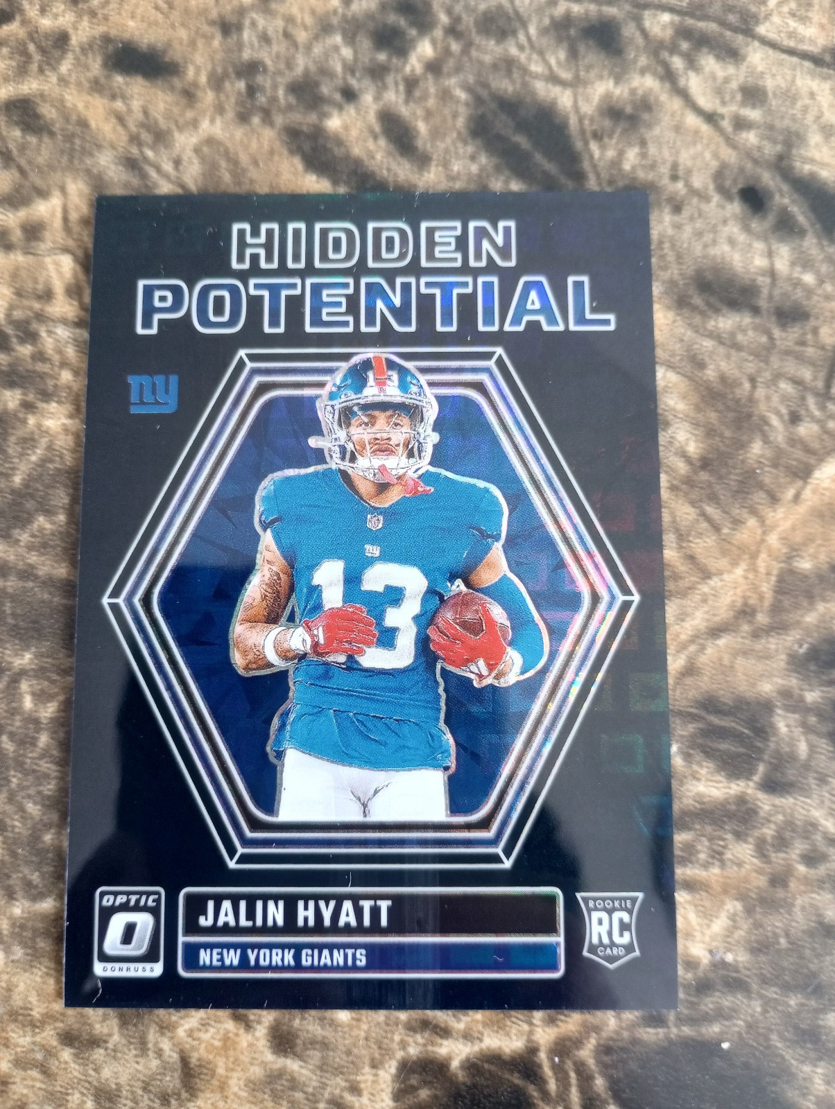 2023 Panini Optic Jalin Hyatt Hidden Potential Black Pandora Rookie Sp /25