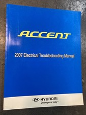 2007 Hyundai Accent Electrical Troubleshooting Manual Wiring Diagram Book