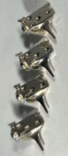 Set of Four Vintage Silver Plate Mouse Cheese Markers by Silea England Vgc