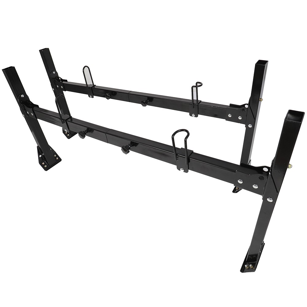 ?Universal Black van 2 Bar Ladder Roof Rack Ford Econoline crossbars Steel thumbnail 14