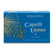 Erbamea Capelli Uomo Integratore Alimentare, 24 Compresse