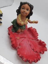 Hawaiian Hula Girl Beach Toothbrush Pen Pencil Holder Soap Dish Cute