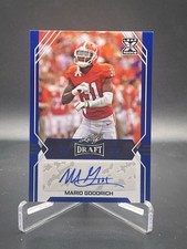 2022 Leaf Draft and Prospects - Mario Goodrich #BA-MG1 - Autographs Blue -