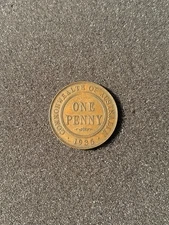 1935 One Penny Commonwealth Of Australia Coin Australian One Penny King George V