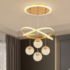 Led Pendelleuchte Kristall Lampe Kronleuchter Lüster Lichter Dimmbar Deckenlampe