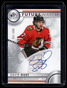 2023-24 Upper Deck SP Authentic Future Watch Auto David Gust Rookie Auto 451/999