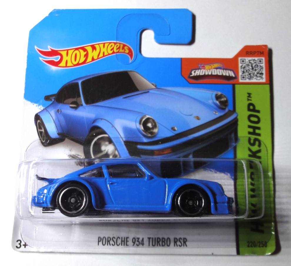 Hot Wheels Porsche 934 Turbo RSR Blau HW Workshop 2015 CFJ67
