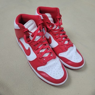 Nike Dunk High Championship University Red Mens Size 13 Athletic Basketball Shoe