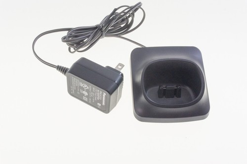 Panasonic PNLC1070 YA Cordless Phone Handset Charger Base BLACK Tested Works