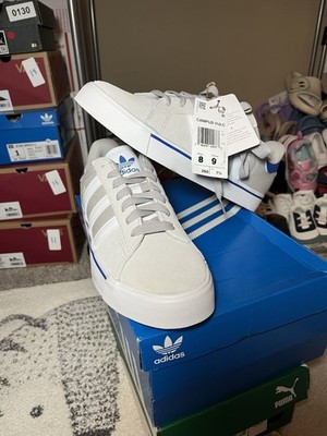 Adidas Campus VULC White Grey Blue Size Men 8/Women 9 New In Box
