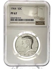 New Listing1964 50C PROOF SILVER KENNEDY HALF DOLLAR NGC PF67