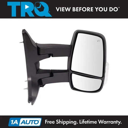 Mirror Long Arm Power Heat Turn Signal Textured RH Side for High & Medium Roof