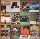 IRON MAIDEN spain magazine clippings 1980s/1990s photos promo ads heavy rock