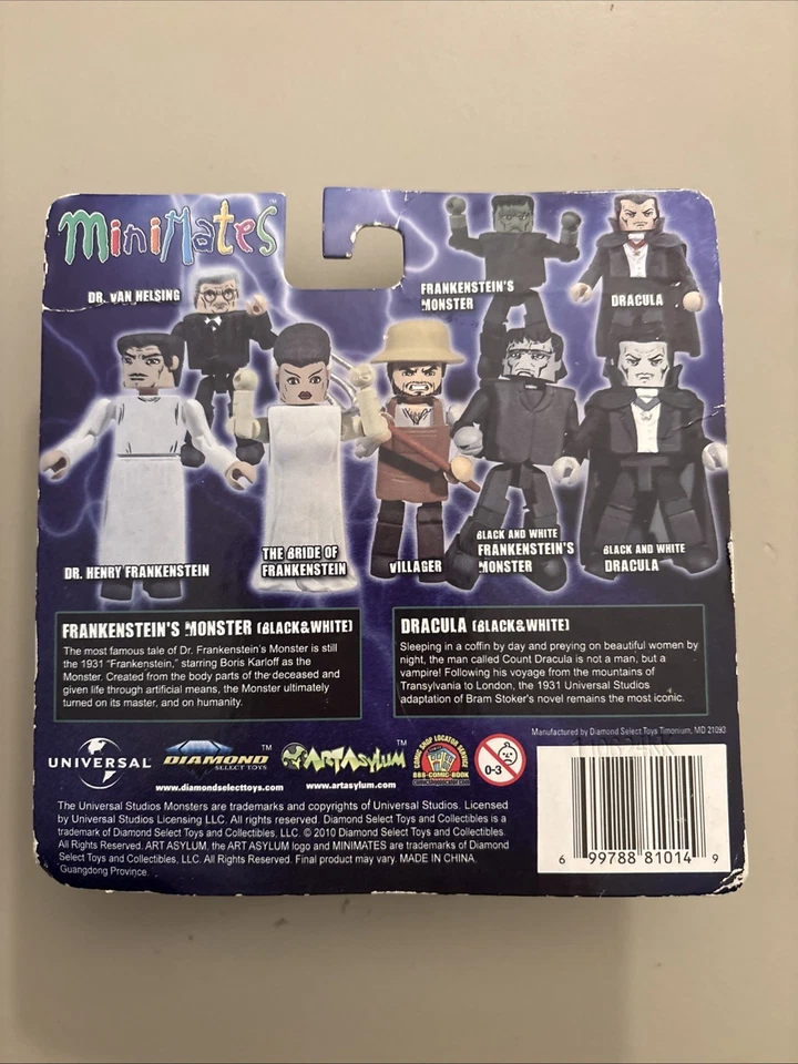 Minimates Universal Monsters Drácula y Frankenstein Foto 4 de 4