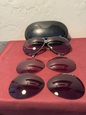   SNAKESKIN FRAME  5621 Carrera Porsche Design w/ 3 Sets Of Gray Lens  VERY RARE  