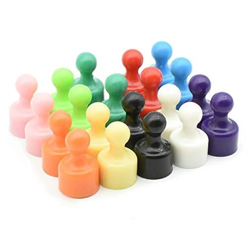 20 Magnetic Push Pins Miniature Game Piece Pawn Magnet Useful for ...