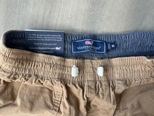 Vineyard Vines Corduroy Jetty Pants Khaki Size Youth Kids Medium New with Tags