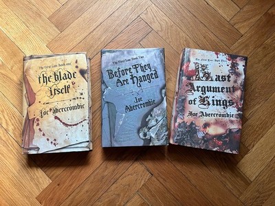 First Law Trilogy by Joe Abercrombie from Broken Binding. Signed. Numbered.